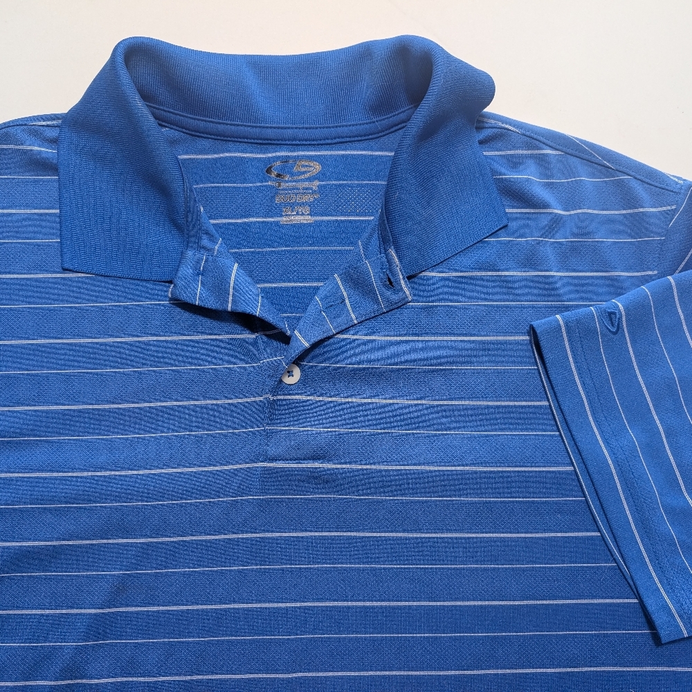 Champion Blue Striped Polo Shirt